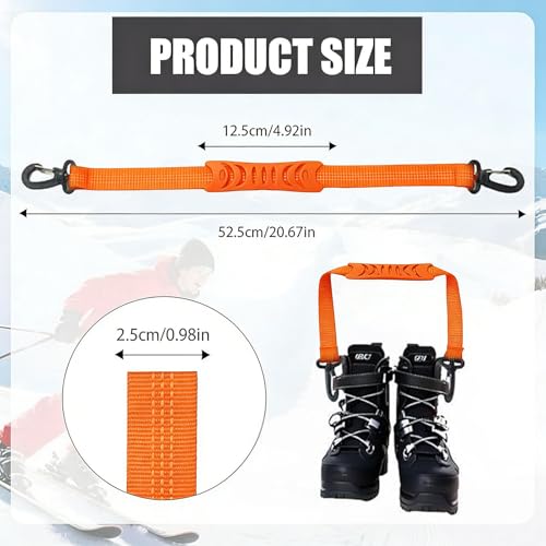 Sangles de ski multi-usages attache porte-bagages et sangle de rangement