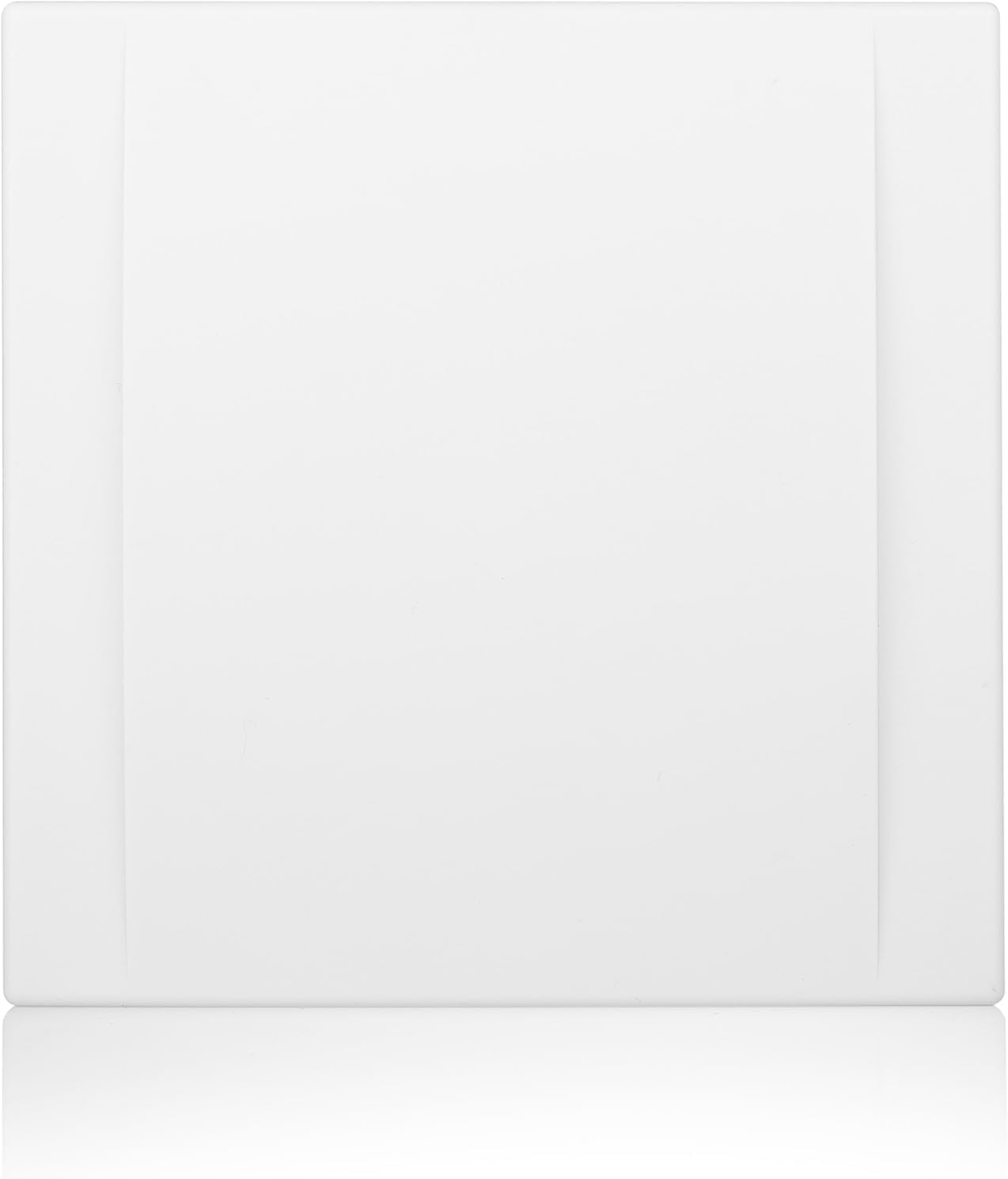 BYRON Wired Door Bell Push Button – Simple Design – Compatible with Most Chimes – Easy Installation with E4ALL Thankyou card (DBW4040 WHITE-720)