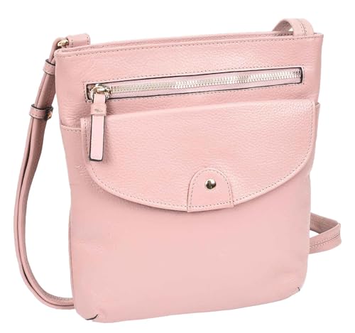 Sac à bandoulière en cuir Skye A1 FASHION GOODS rose premium