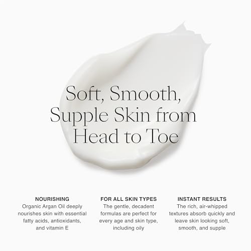 Josie Maran The Ultimate Whipped Hydration Kit - Whipped Argan Oil Body Butter & Whipped Argan Oil Face Butter - Hydrating Skincare Set for Soft, Smooth Skin - Face & Bodycare Set (3-Piece Kit)