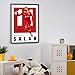 Salah Poster, Famous Soccer Player Posters, Mohamed Salah Posters For Boys Bedroom, Soccer Wall Art, Gift for Fan Football, Mohamed Salah Wall Art, Living Room Sport Room Gift for Fan Football - 16x20 Inches