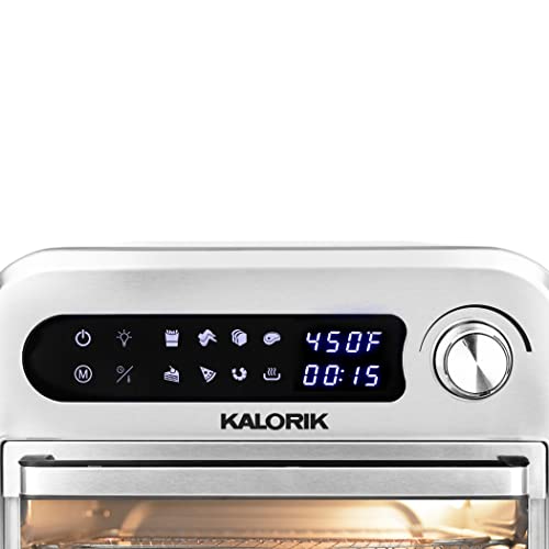 Kalorik Digital Air Fryer Oven 12.6 Quart, Black And Stainless Steel #TOP4