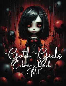 Paperback Goth Girls Coloring Book