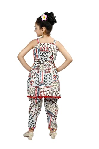 Image of Blushup Girls Kids Kurti and Dhoti Set