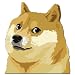 Doge Head Such Wow - 4.6" x 5" - printed die cut vinyl decal sticker meme