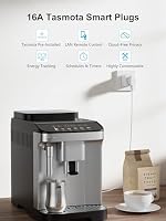 Eightree Tasmota WLAN Steckdose mit Energiemessung in Echtzeit – Smart Plug für Matter, Alexa & Home Assistant, Einfache Einrichtung, 16A, 2,4GHz, 1er-Pack, Deutsche Firmware – Ansicht 2