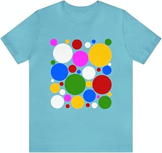 Dot T-Shirt, Pola Dot Shirt, Colorful Dots Tee, 80s Rainbow Polka Dot Cotton Shirt, Dot Day, Happy Dots Day Shirt, Gift for a friend, % 100 Cotton, Gift for dot lover, Fabulous polka dots top, Rainbow Polka Dot Woman T-Shirt, Dot Day International Dot Day 2023