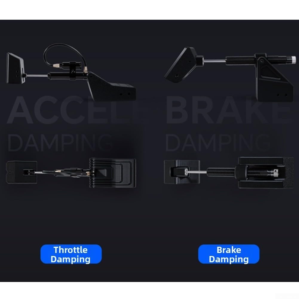 Kit di aggiornamento ABS Racing per Logitech RS50 (smorzamento acceleratore) | Smorzamento idraulico, sensazione realistica del freno, controllo migliorato, gioco competitivo, azione fluida