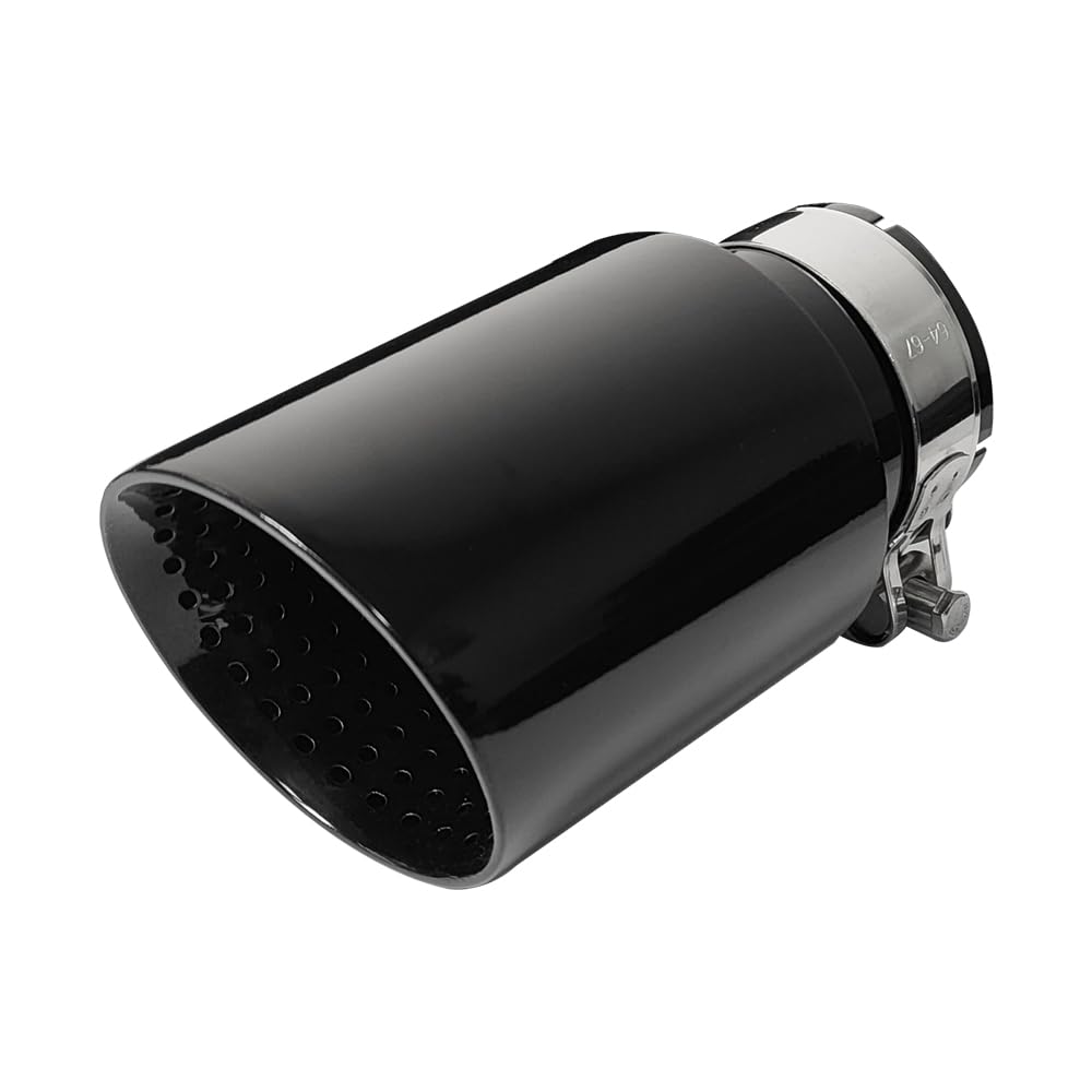 Photo 1 of Bielpord 2.5"Inlet Exhaust Tips Fit for 62-63 mm OD Tailpipe Exhaust Pipe Tail Throat Tail Pipe Modification Parts Black