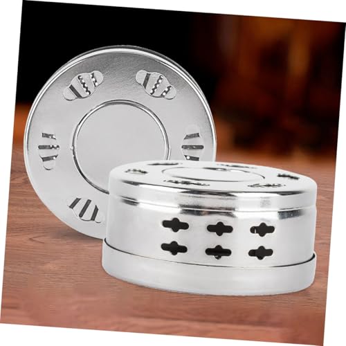Caja de terapia de moxibustión portátil de acero inoxidable 2 piezas con control de temperatura para alivio del dolor miniatura 4