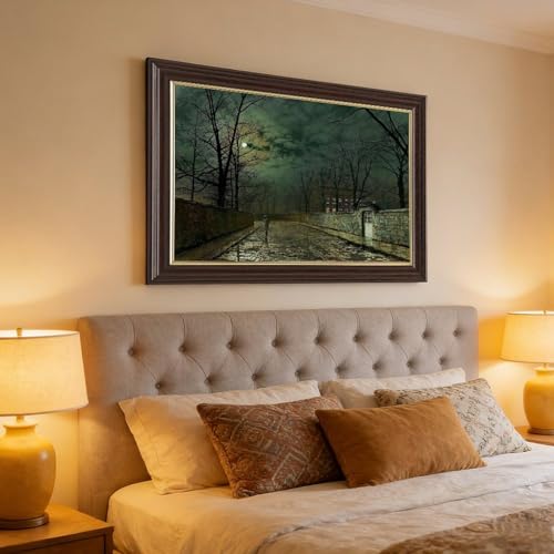 Cadre à suspendre Moonlight After A Rain Grimshaw poster déco murale - 4