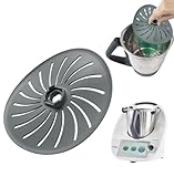 Dampfgarscheibe, kompatibel mit Thermomix TM5 TM6 – Zubehör gegen Spritzer & Kochen – Ersatz für Deckel – BPA-freier Kunststoff – spülmaschinenfest