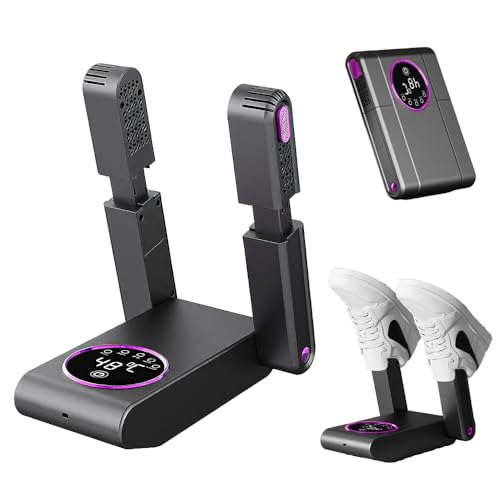 Schuhtrockner Antibakteriell, HOVCEH Schnell Fussballschuhe Trockner Elektrisch mit UV-Sterilisation & 360° Wärmezirkulation, konstante Temperatur Shoe Dryer für Regenschuhe, Skistiefel, Handschuhe Schuhtrockner Antibakteriell, HOVCEH Schnell Fussballschuhe Trockner Elektrisch mit UV-Sterilisation & 360° Wärmezirkulation, konstante Temperatur Shoe Dryer für Regenschuhe, Skistiefel, Handschuhe