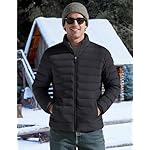 TACVASEN Men's Lightweight Puffer Jacket Winter Quilted Puffy Jackets Warm Water-Resistant Windproof Insulated Coats - Image 2