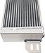 COOLINGBEST Universal Air to Water Intercooler Aluminum Liquid Heat Exchanger 21