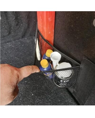 Filet de rangement pour siège arrière extensible avec fixation scratch solide - 4