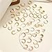 24 Pairs Gold Hoop Earrings Set For Women Multipack, Hypoallergenic Chunky Chain Twisted Hoop Earrings Pack, Fashion Dangle Earrings Jewelry For Gift (H1060)