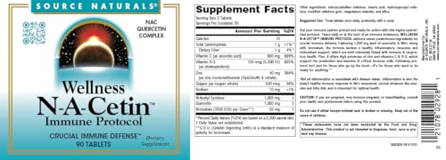 Source Naturals Wellness N-A-Cetin Immune Protocol, Crucial Immune Defense* - 90 Tablets - Image 5