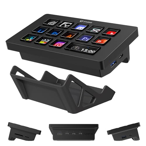 ULANZI D200H Stream Controller & USB‑C Docking Station with Stand Base