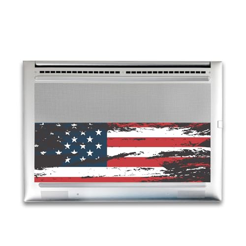 Image of Gaming Skin Compatible with HP Envy x360 16 inch (2023) - Tattered Flag - Premium 3M Vinyl Protective Wrap Decal Cover - Easy to Apply | Crafted in The USA by MightySkins