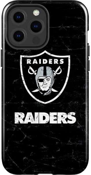 Skinit Impact Phone Case Compatible with iPhone 14 Pro Max - Officially Licensed NFL Las Vegas Raiders Double Vision Design