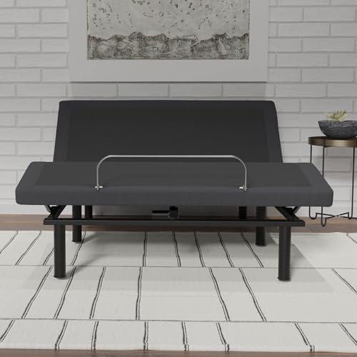 Image of Blissful Nights e6 Wall Glide Adjustable Bed Frame with Voice Control, Massage, USB, Nightlight, Anti-Snore, Zero Gravity, Wireless Remote and No Tools Assembly (Queen)
