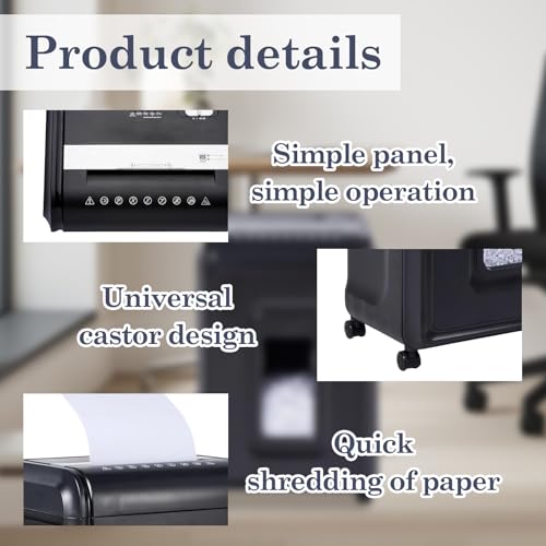 Primero Basics 18‑Sheet Micro‑Cut Paper Shredder の商品画像 2