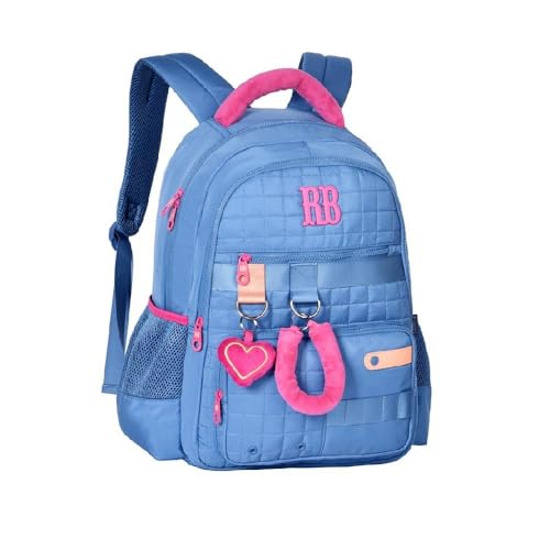 Mochila Escolar Infantil Rebecca Bonbon Feminina com Chaveiro RB26238