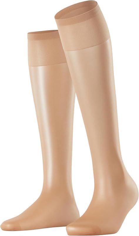 5-pack of Sox Company brand women's fine knee socks 12Deniers for comfort and perfect fit - Satin look, Silky feel