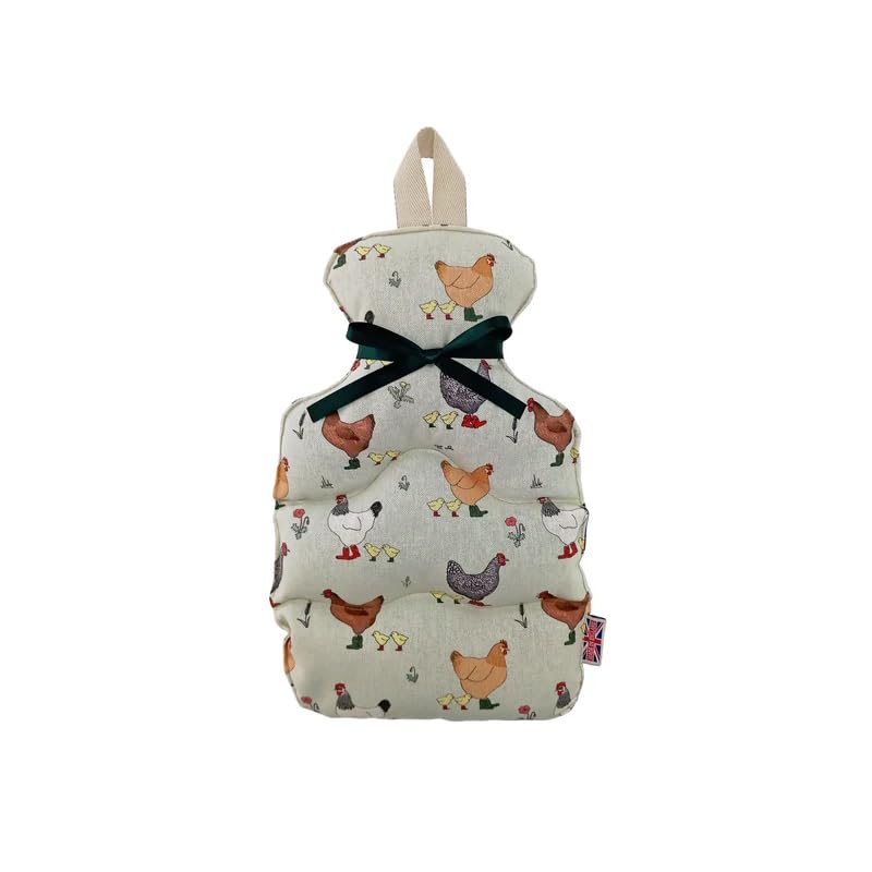 The Wheat Bag Wellie Boot Hens Mikrowellengeeignete Weizenbeutel Flasche mit englischem Lavendelduft – Wärme- oder Kältetherapie-Set zur Schmerzlinderung und Entspannung