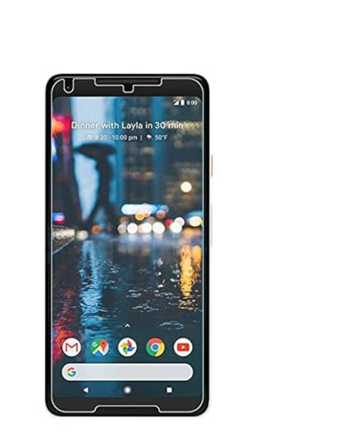 VIS'V[ 2-Pack ] Pixel 2 XL Glass Screen Protector, 9H Hardness 2.5D Pixel 2 XL Tempered Glass Bubble-Free Glass Screen Protectors for Google Pixel 2 XL