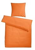 seersucker bettwäsche 155x220 orange Dank der guten Qualität ist der Bettbezug in Übergröße überaus pflegeleicht und kann bis 60°C gewaschen werden, ist trocknergeeignet und durch die typische Seersucker Wellenstruktur bügelfrei