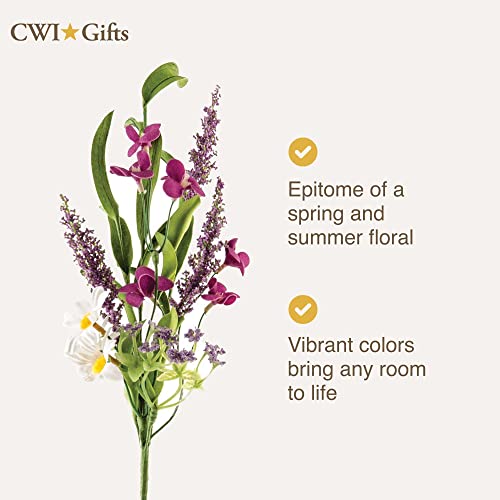 Cwi Gifts 18" Artificial Spring Flower & Flox Spray, Multicolored #TOP2