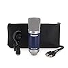 SUBZERO USB Podcast Microphone Kit with Headphones Pop Shield & Stand #5