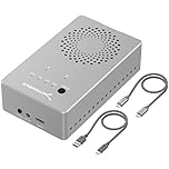 SABRENT M.2 SSD Enclosure, 2 NVMe to USB Case, Offline Cloning NVMe Enclosure, 10Gbps External M.2 Enclosure, Aluminum Enclosure with Cooling Fan, for 2230 2242 2260 2280 (EC-SSD2)