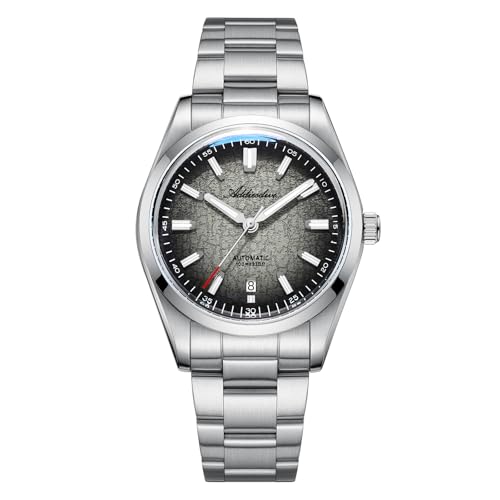 Image of ADDIESDIVE Mens Watch Automatic NH35 /8215 200M Luminous Easy to Read Dial Wrist Watch Minimalist Fashion Simple Watch Analog Date with Leather Strap and Bracelet
