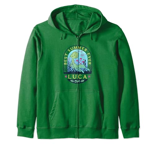 Luca Disney Pixar Zip Hoodie pour protéger les enfants de la brise d'été