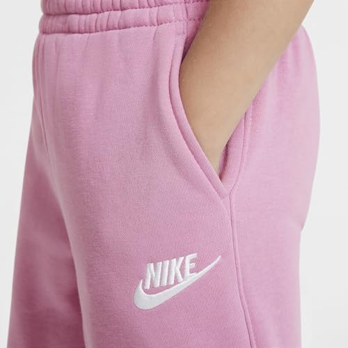 Nike Sportswear Club Little Kids' Fleece Joggers (36L091-ACG, Magic Flamingo)4