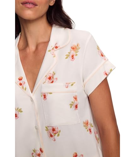 Image of Eberjey Gisele Short Sleeve and Cropped Pant PJ Set