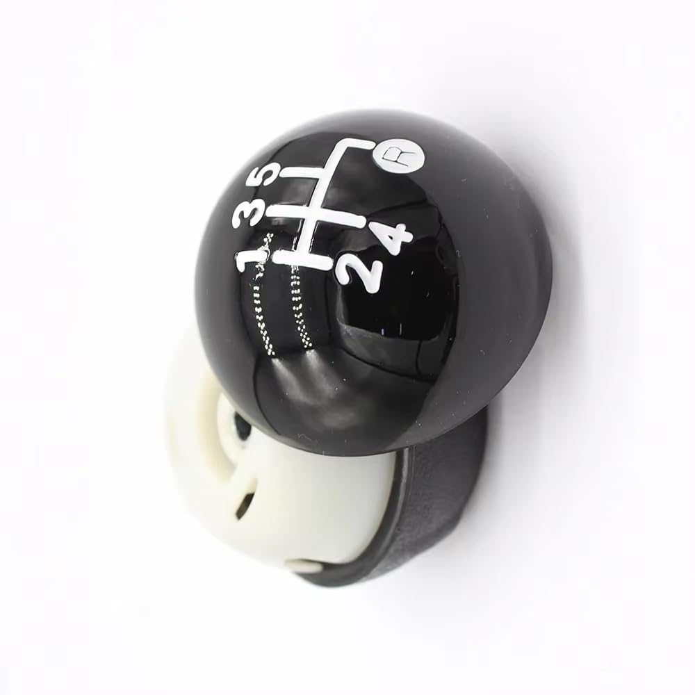 YDXHERTA Auto Accessory Black 5 6 Speed Car Shift Knob for Fiat 500 500c 500S 2012-2013