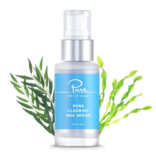 Pore Clearing BHA Serum - Salicylic Acid Acne Exfoliating Serum for Blemishes Blackheads Oily Skin