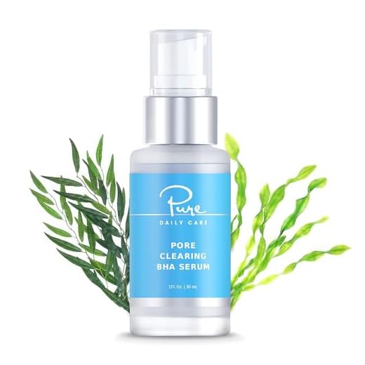 Pore Clearing BHA Serum - Salicylic Acid Acne Exfoliating Serum for Blemishes Blackheads Oily Skin
