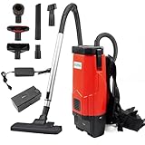 SANITMAX SM05 Backpack Vacuum – Commercial-Grade 106 CFM Cleaner with 1.3 Gal...