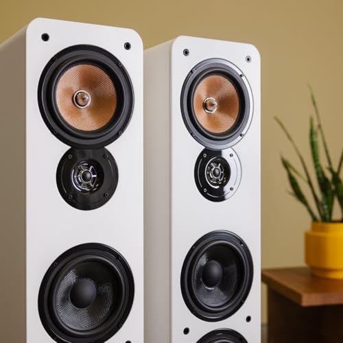 Teufel Ultima 40 Kombo 3 - Chaîne Hi-FI stéréo avec récepteur CD et Bluetooth, Wi-FI, LAN, Radio Dab+ FM, USB-C, HDMI Arc CEC, système à 3 Voies, Nombreuses possibilités de Connexion (Blanc) – vue 7