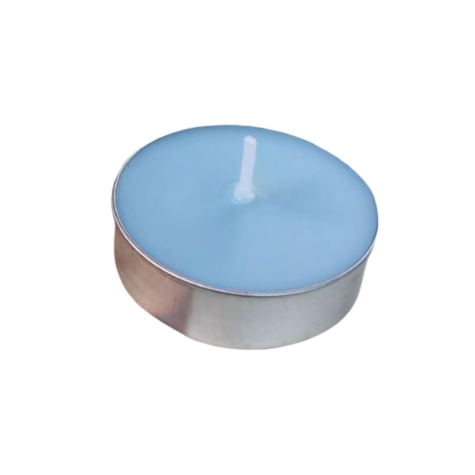 Exquisito Velas de aluminio hechas con ghee vegetal Natural, velas en tarro sin perfume for vacaciones en casa, relajación y Spa, 30 Uds. meloso(Blu)