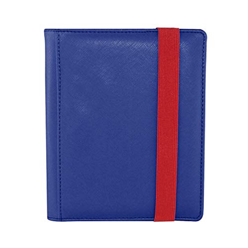 Dex Protection Card Binder 4 | Stores 160 Gaming Cards | Includes 20 Side Loading Card Pages | 4 Card Page Format | BandClosure | Smooth Matte Padded Finish | Velvet Lined Interior
