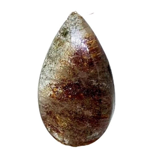 Quartz lodolite poire unique pour création joaillière haut de gamme