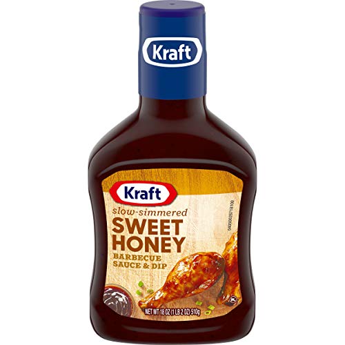 Kraft Sweet Honey BBQ Sauce (18 oz Bottles, Pack of 12)