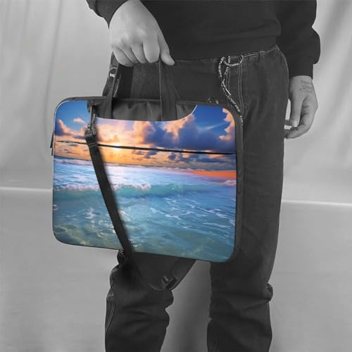 Bolso para laptop unisex negro 15.6 pulgadas miniatura 2