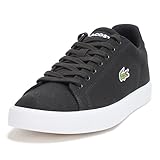 Lacoste Women's Lerond Set Sneaker, Black/White, 8